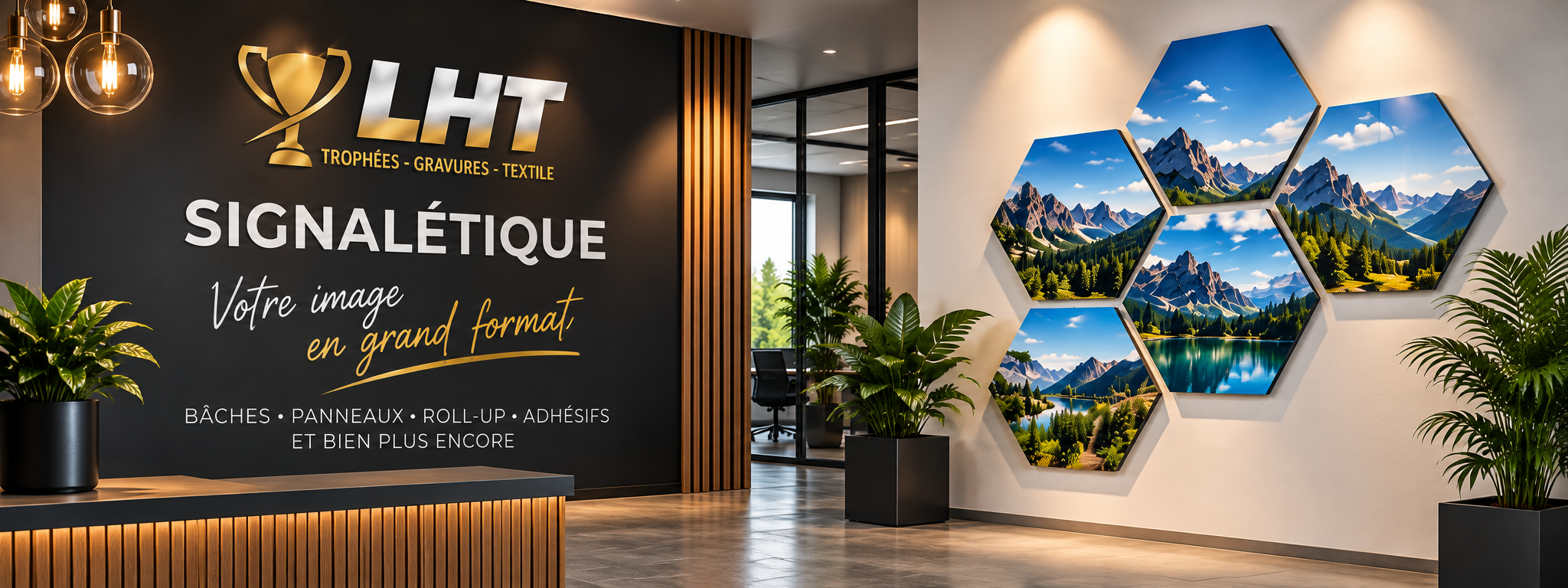 Publicité et signalétique personnalisées LHT