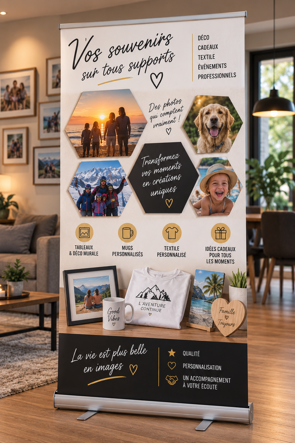 Roll-up personnalisé