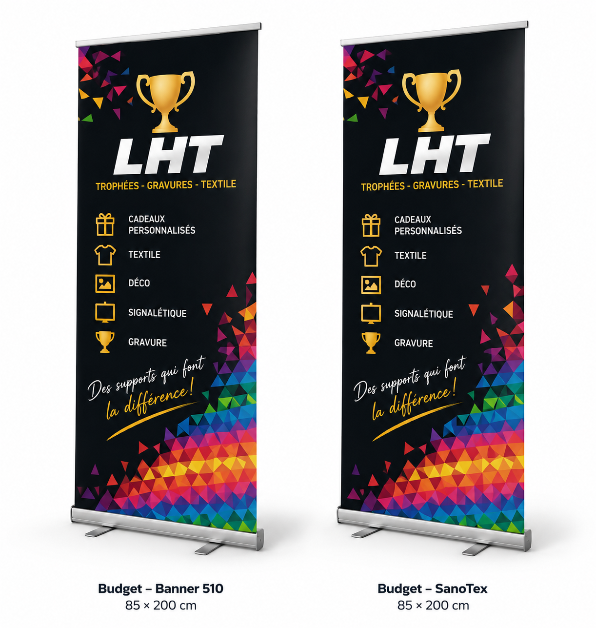Roll-up personnalisé